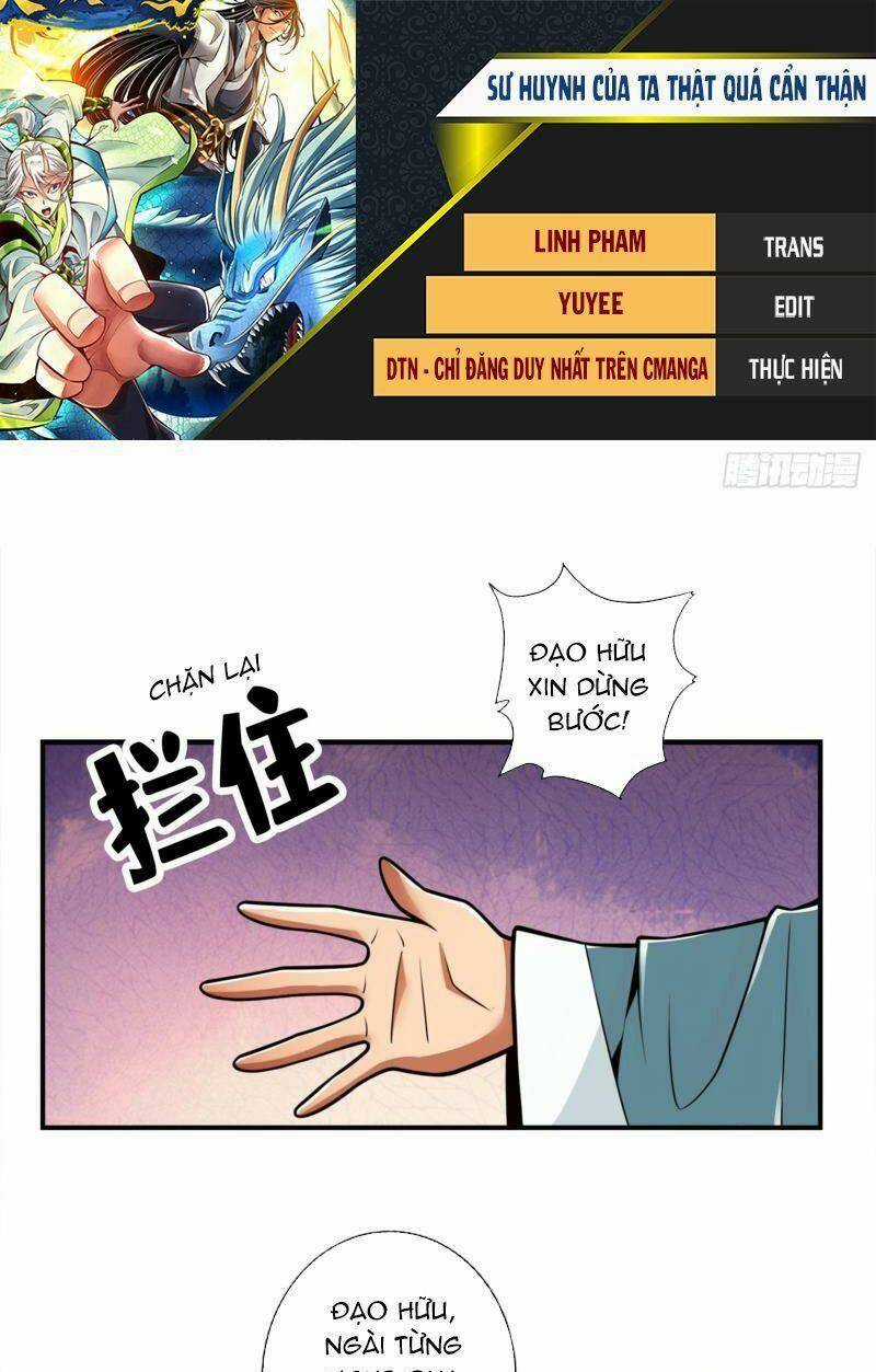 Sư Huynh Của Ta Quá Cẩn Thận Rồi Chapter 142 trang 0
