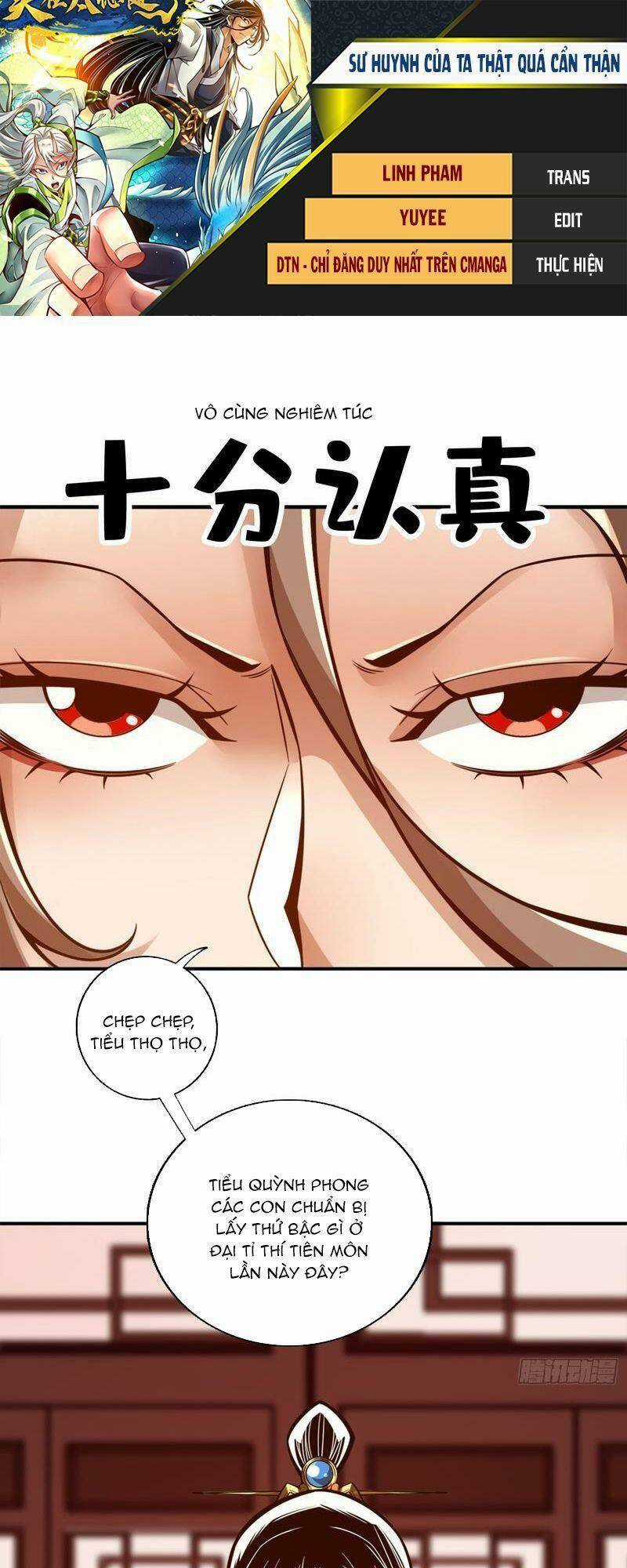 Sư Huynh Của Ta Quá Cẩn Thận Rồi Chapter 145 trang 0