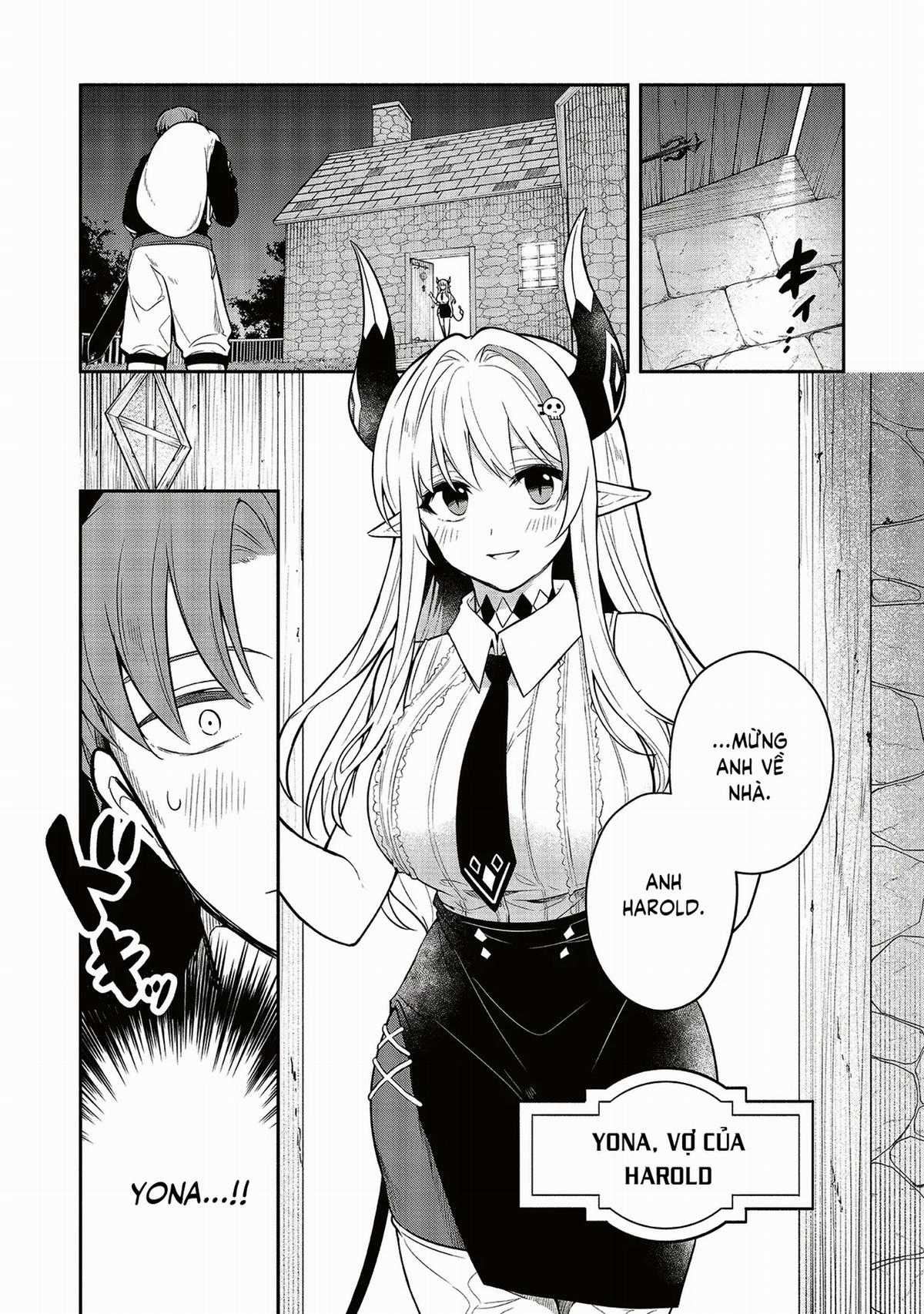 Sứ mệnh Shinkon : con gái quỷ vương muốn quyến rũ dũng giả nghiêm túc ♡ Chapter 1 trang 10