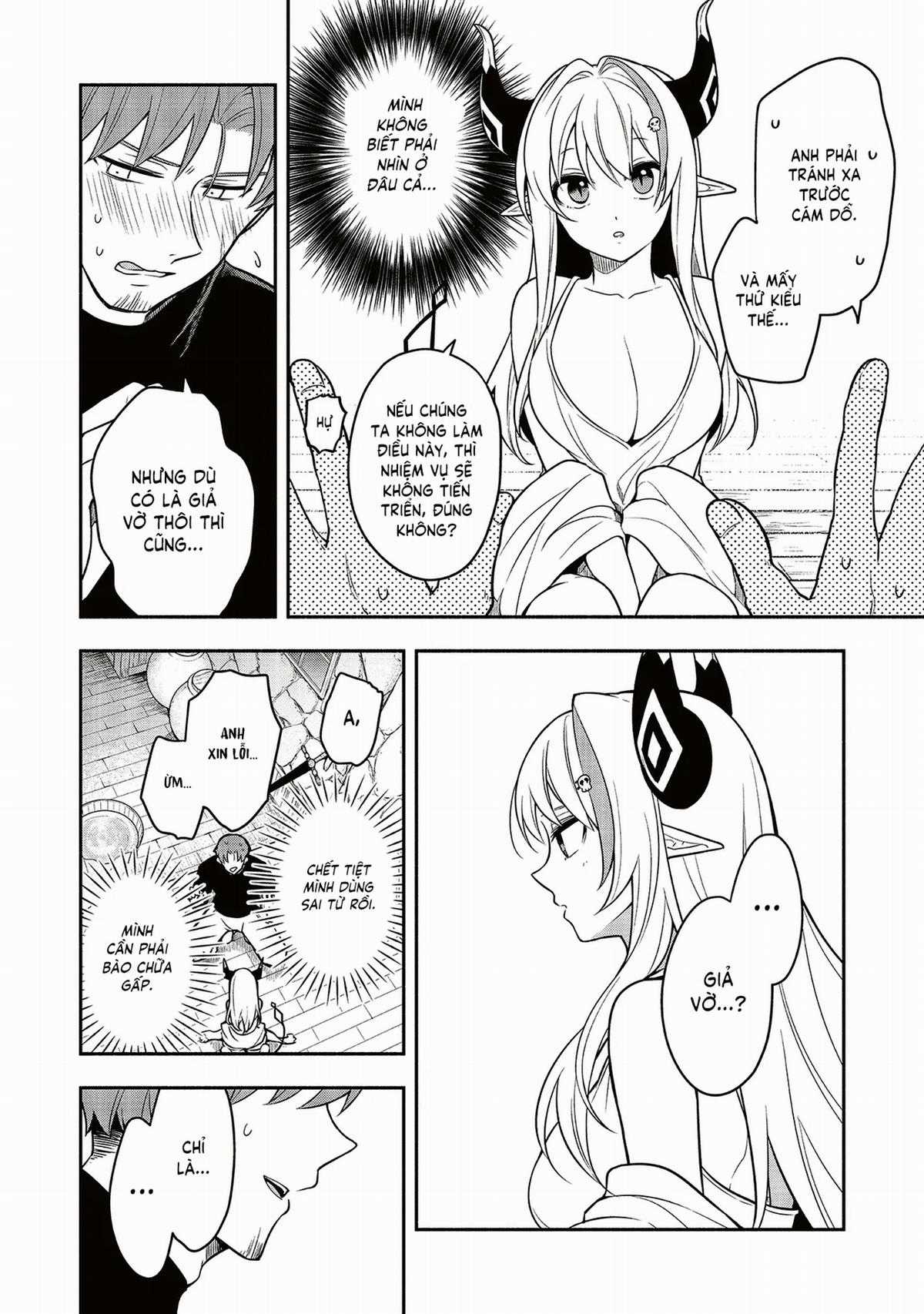 Sứ mệnh Shinkon : con gái quỷ vương muốn quyến rũ dũng giả nghiêm túc ♡ Chapter 1 trang 21