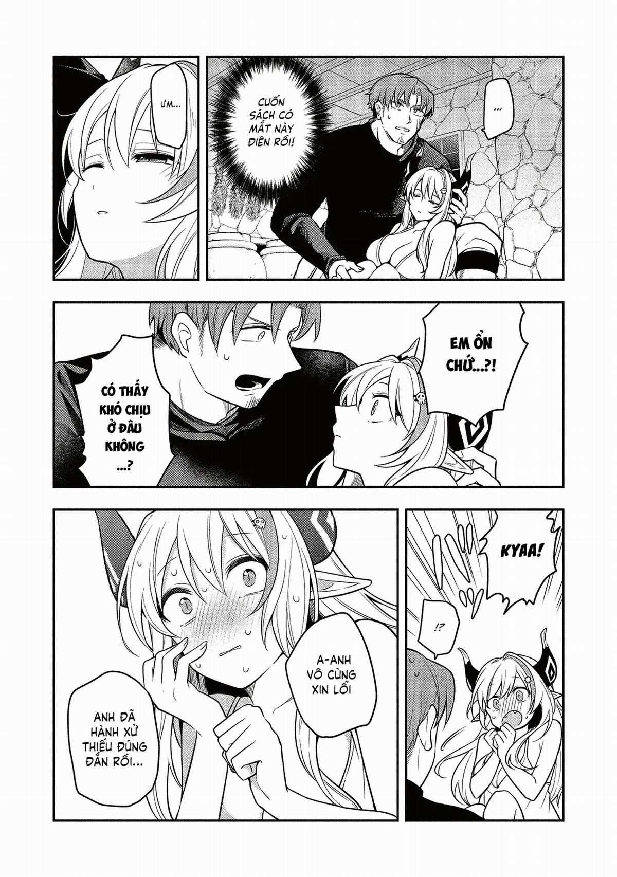 Sứ mệnh Shinkon : con gái quỷ vương muốn quyến rũ dũng giả nghiêm túc ♡ Chapter 1 trang 34