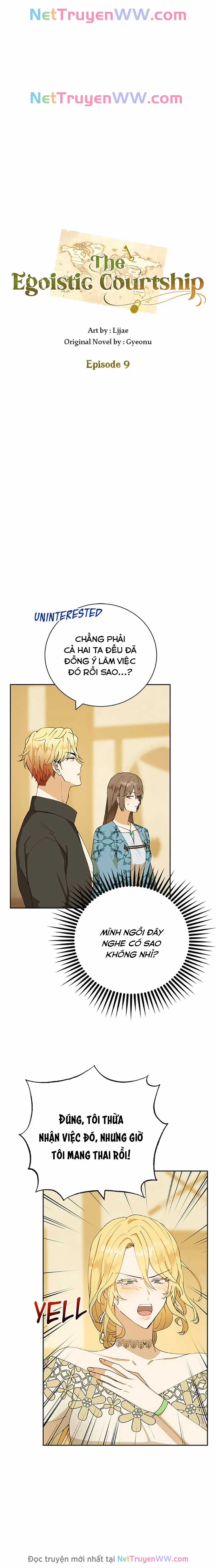 Sự Tán Tỉnh Ích Kỷ Chapter 9 trang 4