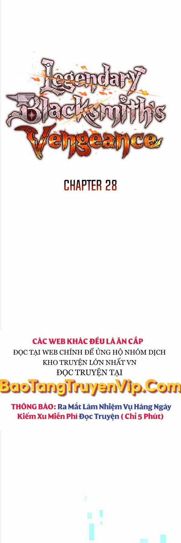 Sự Trả Thù Của Thợ Rèn Huyền Thoại Chapter 28 trang 7