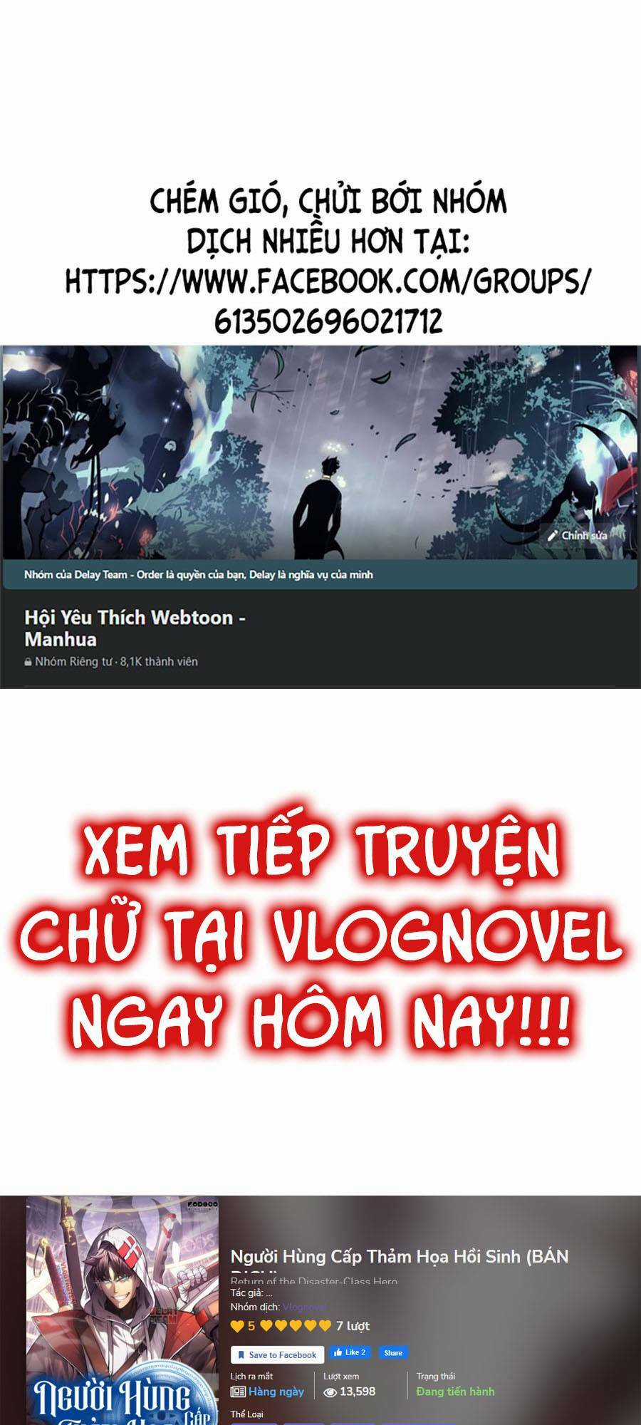 Sự Trở Lại Của Anh Hùng Cấp Thảm Họa Chapter 40 trang 0
