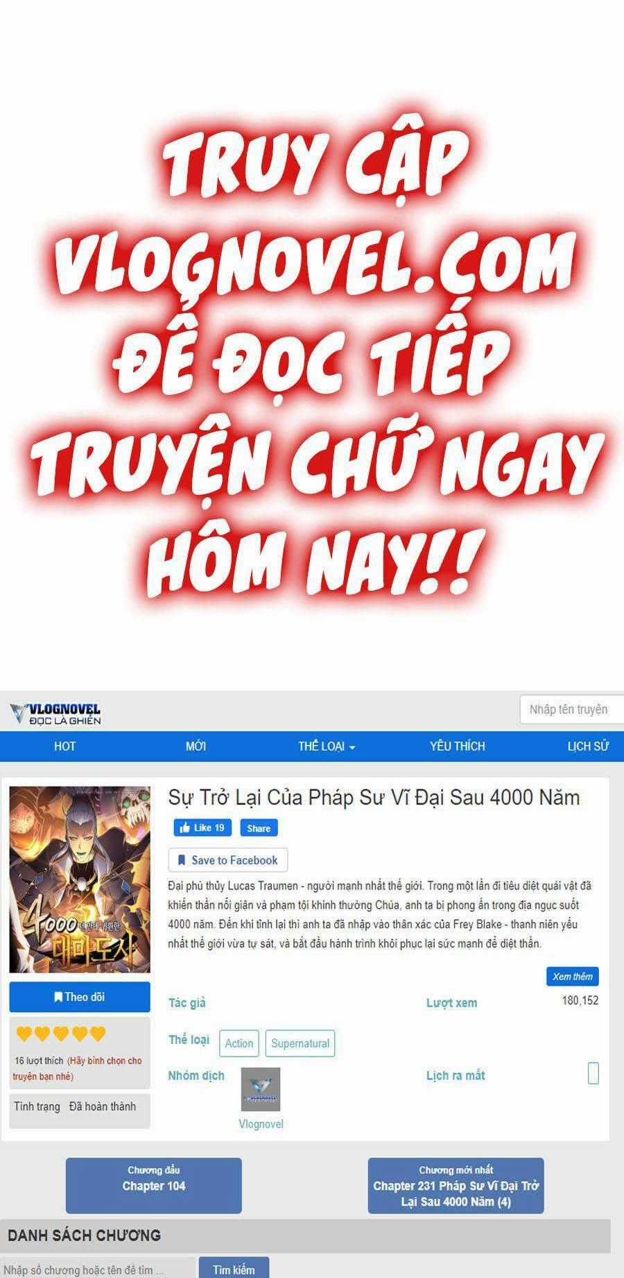 Sự Trở Lại Của Pháp Sư Vĩ Đại Sau 4000 Năm Chapter 132 trang 0