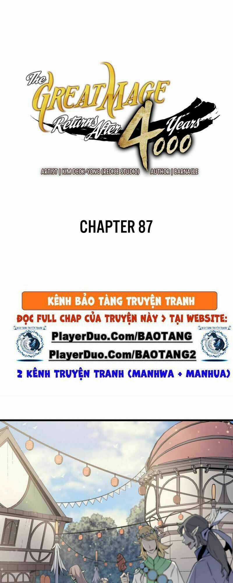 Sự Trở Lại Của Pháp Sư Vĩ Đại Sau 4000 Năm Chapter 87 trang 0