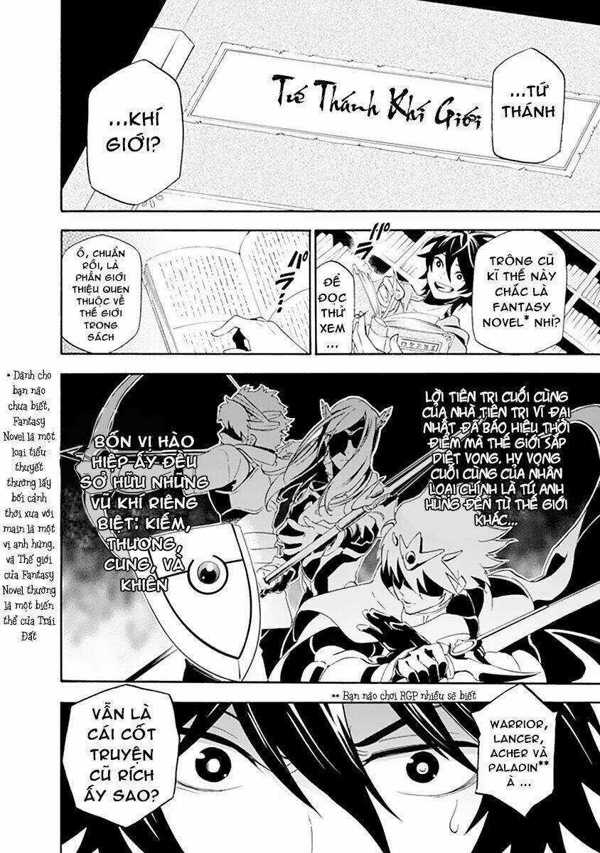 Sự Trỗi Dậy Của Anh Hùng Khiên Chapter 1 trang 6