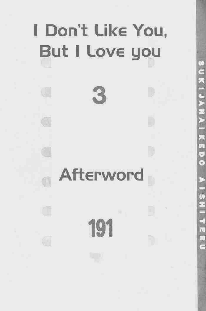 Sukijanai Kedo Aishiteru Chapter 1 trang 3