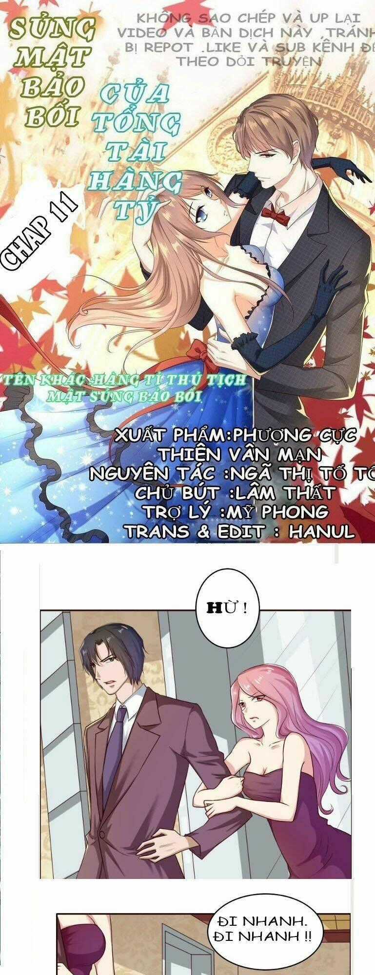 Sủng Mật Bảo Bối Của Tổng Tài Hàng Tỷ Chapter 11 trang 0