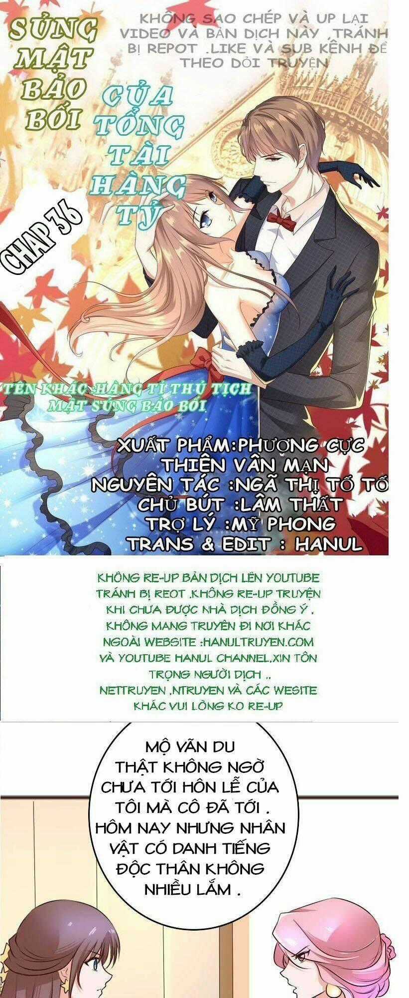Sủng Mật Bảo Bối Của Tổng Tài Hàng Tỷ Chapter 36 trang 0