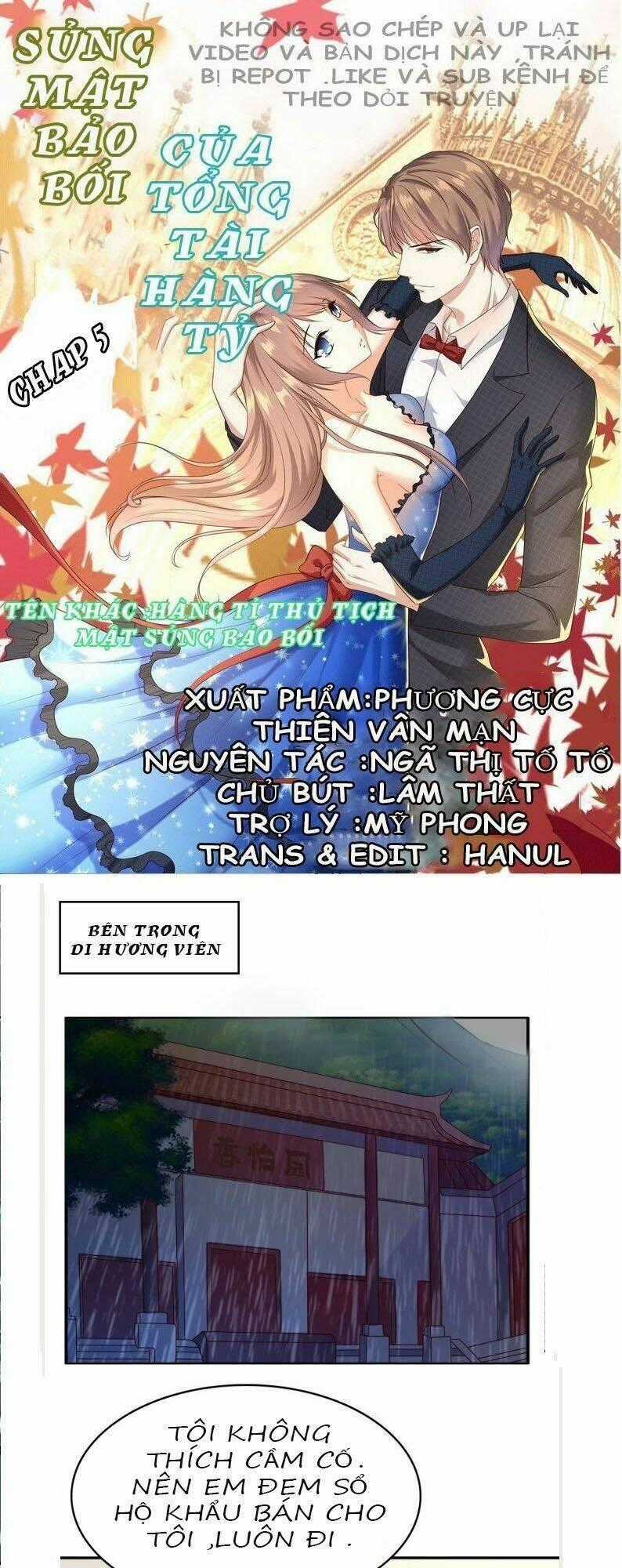 Sủng Mật Bảo Bối Của Tổng Tài Hàng Tỷ Chapter 5 trang 0