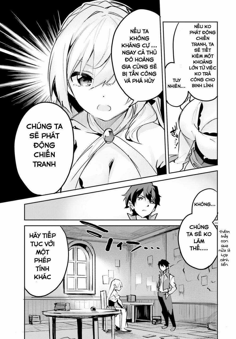 Suuji De Sukuu! Jyakushou Kokka Chapter 4 trang 9