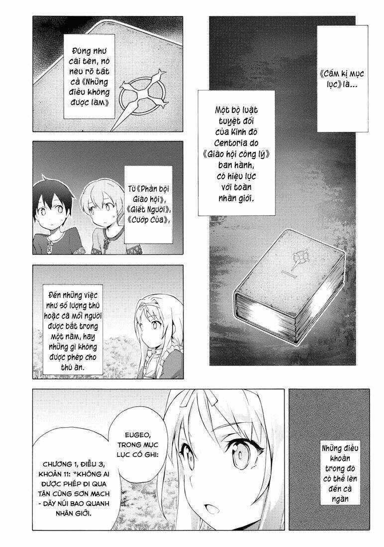 Sword Art Online - Alicization Chapter 1 trang 21