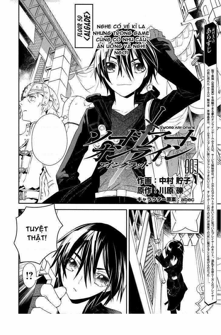 Sword Art Online - Đao Kiếm Thần Vực Chapter 3 trang 3