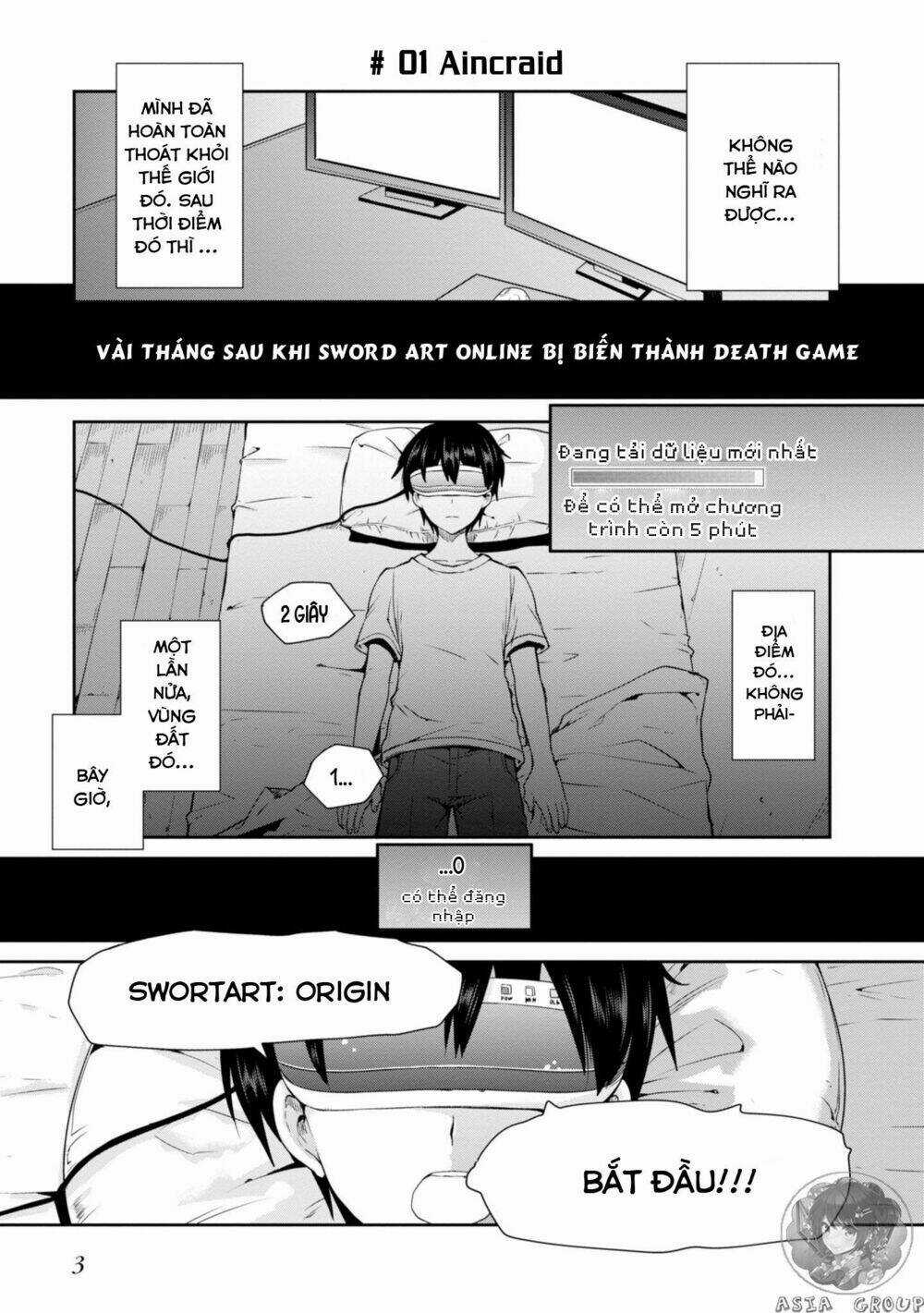 Sword Art Online - Hollow Realization Chapter 1 trang 2