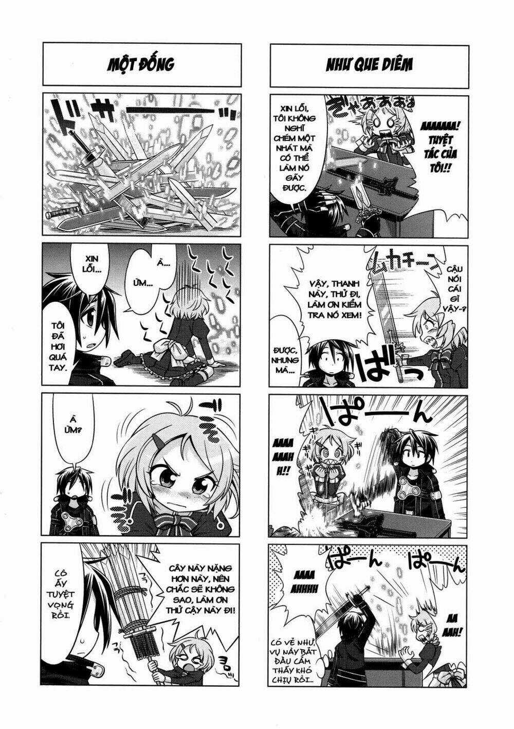 Swort Art Online - 4Koma Chapter 3 trang 10