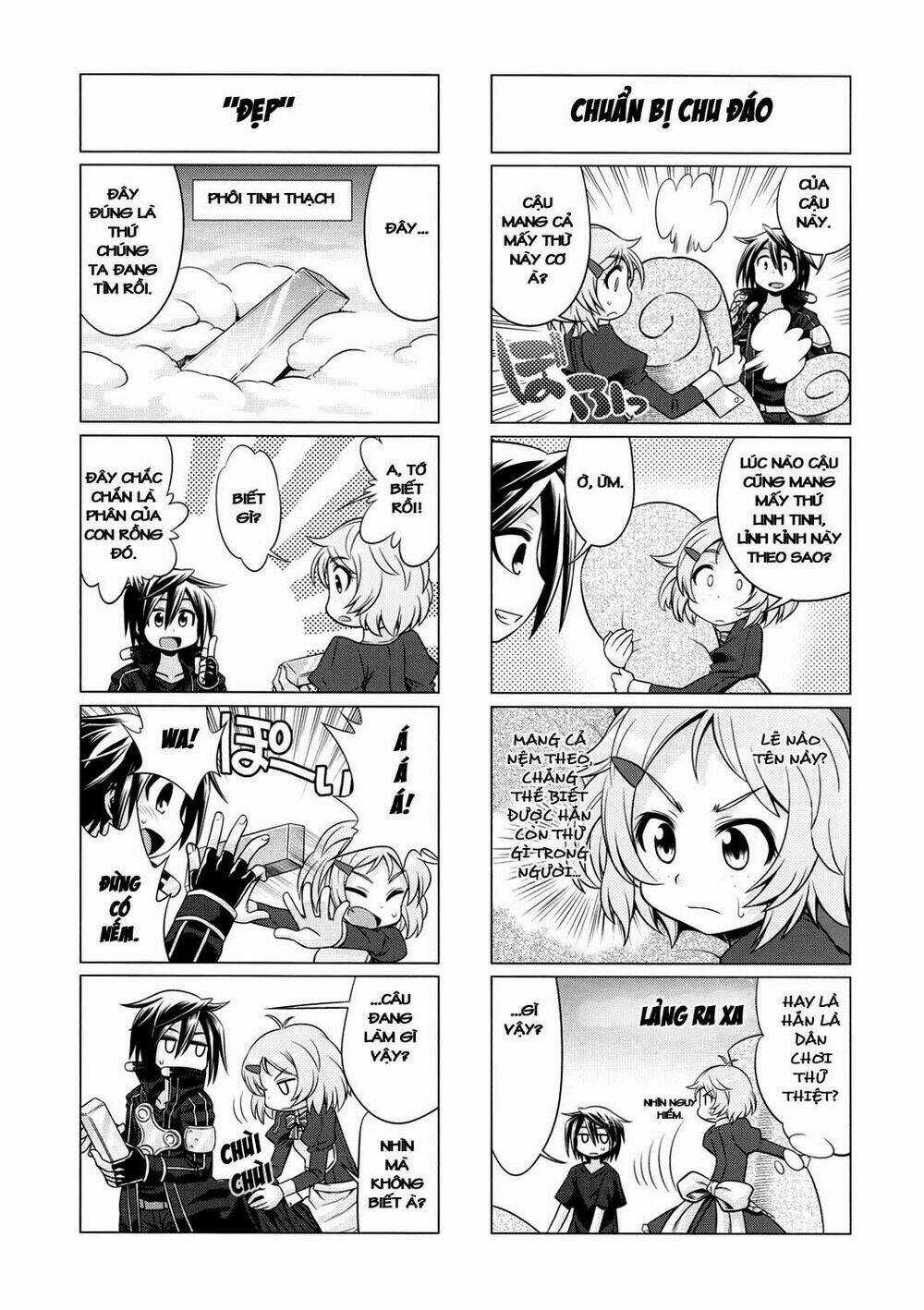 Swort Art Online - 4Koma Chapter 4 trang 7