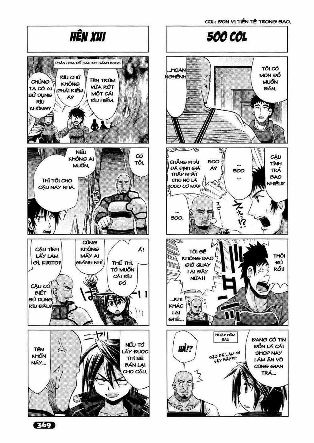 Swort Art Online - 4Koma Chapter 5 trang 9