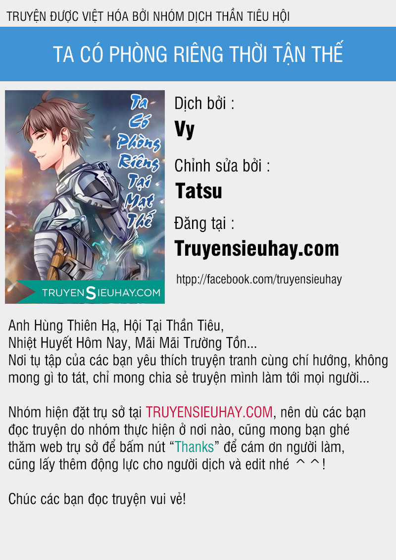 Ta Có Phòng Riêng Thời Tận Thế Chapter 20.5 trang 1