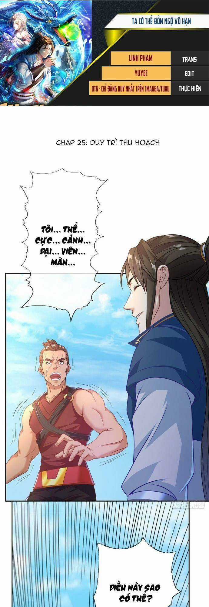 Ta Có Thể Đốn Ngộ Vô Hạn Chapter 25 trang 0
