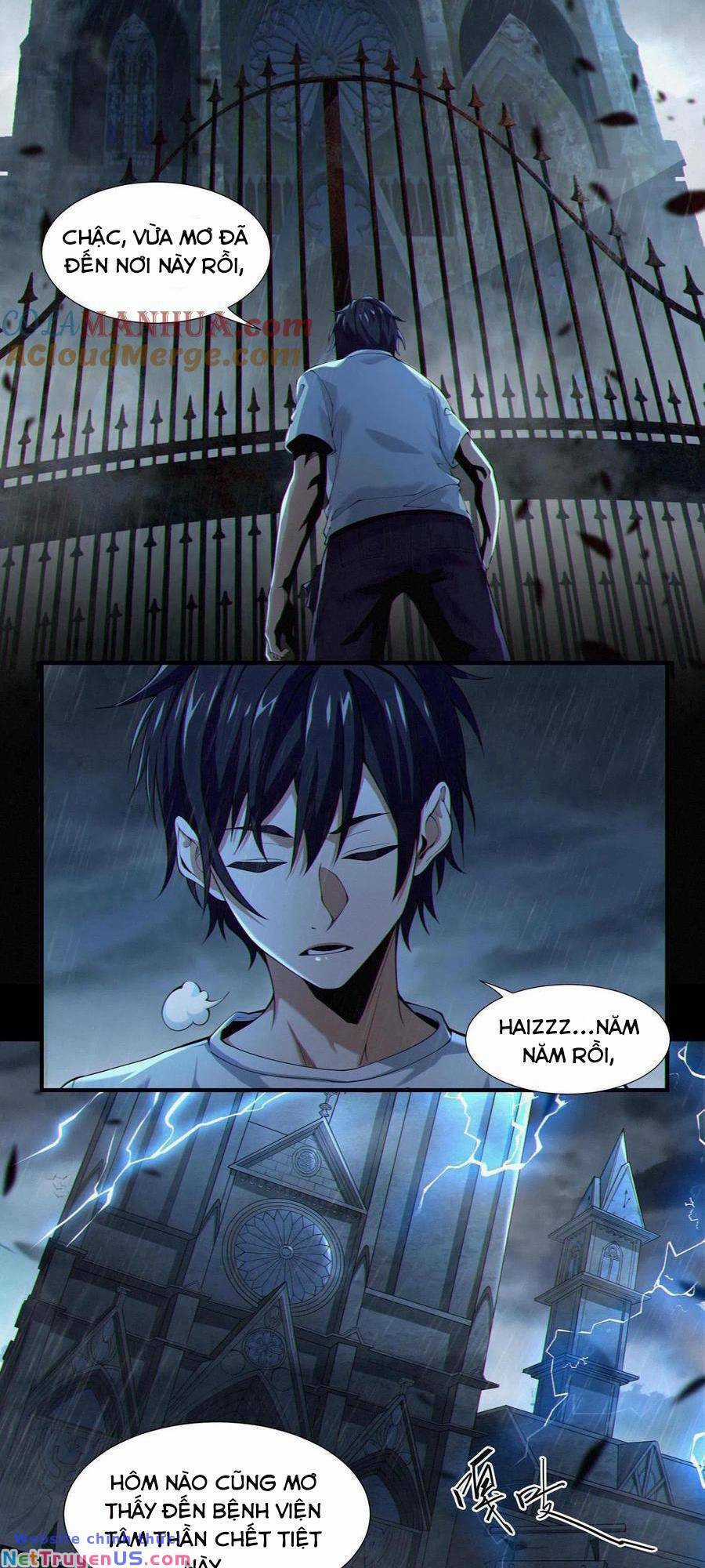 Ta Học Trảm Thần Trong Bệnh Viện Tâm Thần Chương 1 trang 3