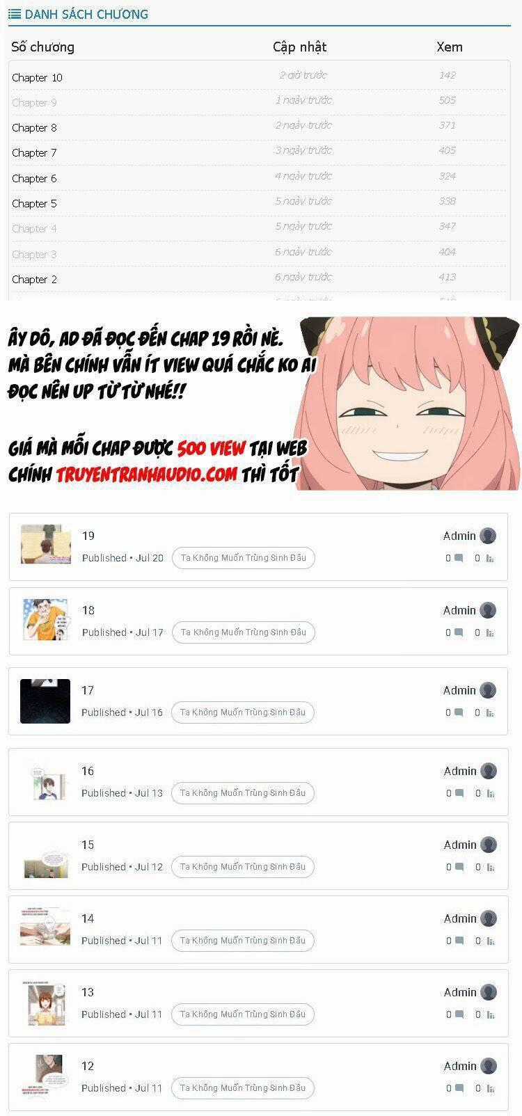 Ta Không Muốn Trùng Sinh Đâu Chương 15 trang 31