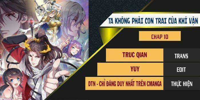 Ta Không Phải Con Cưng Của Khí Vận Chapter 10 trang 0