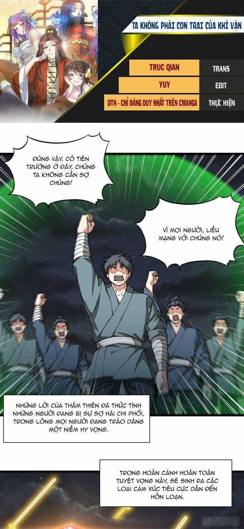 Ta Không Phải Con Cưng Của Khí Vận Chapter 134 trang 0