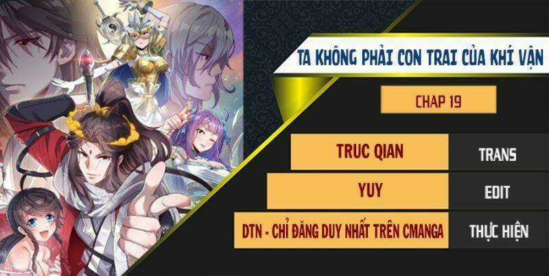 Ta Không Phải Con Cưng Của Khí Vận Chapter 19 trang 0