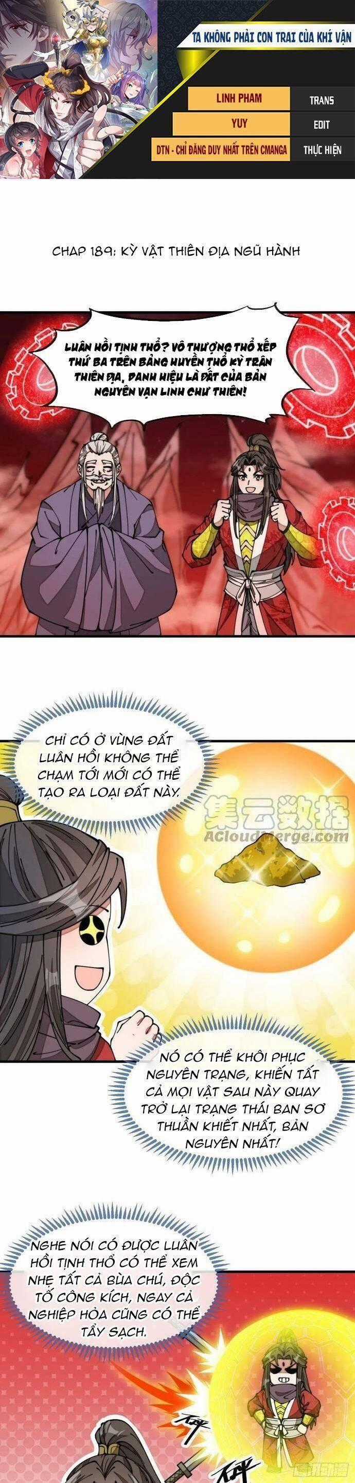 Ta Không Phải Con Cưng Của Khí Vận Chương 189 trang 0