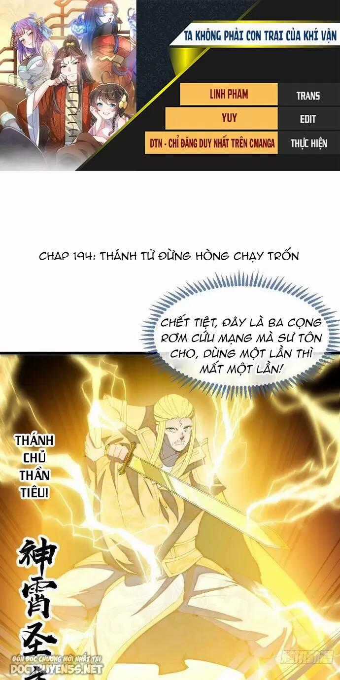 Ta Không Phải Con Cưng Của Khí Vận Chương 194 trang 0
