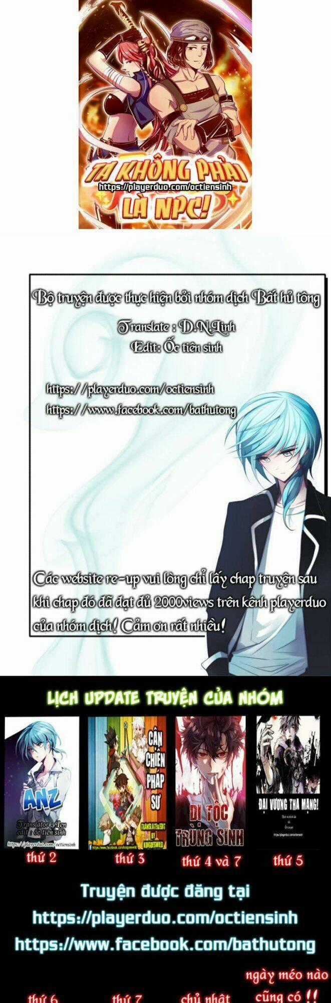 Ta Không Phải Là Npc Chapter 19 trang 0