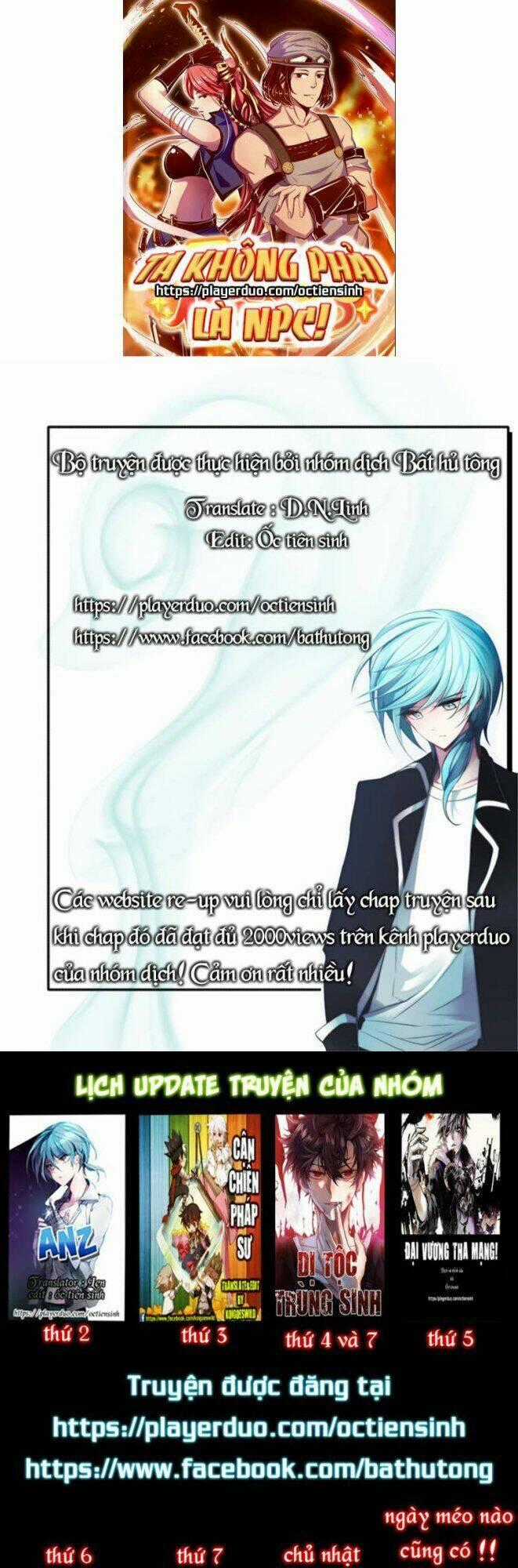 Ta Không Phải Là Npc Chapter 22 trang 0