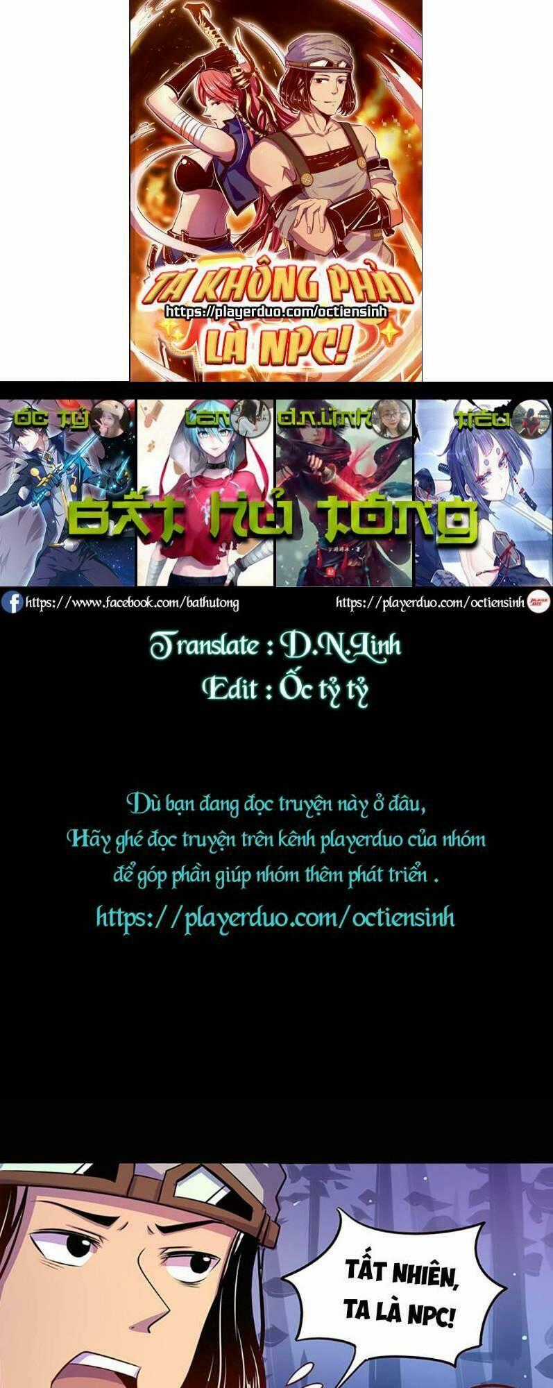 Ta Không Phải Là Npc Chapter 40 trang 0