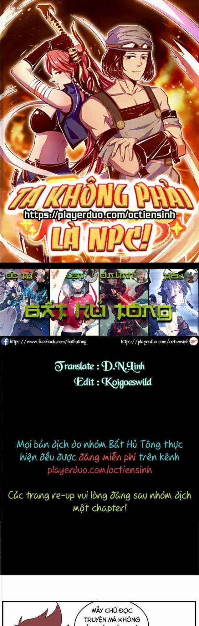 Ta Không Phải Là Npc Chapter 47 trang 0