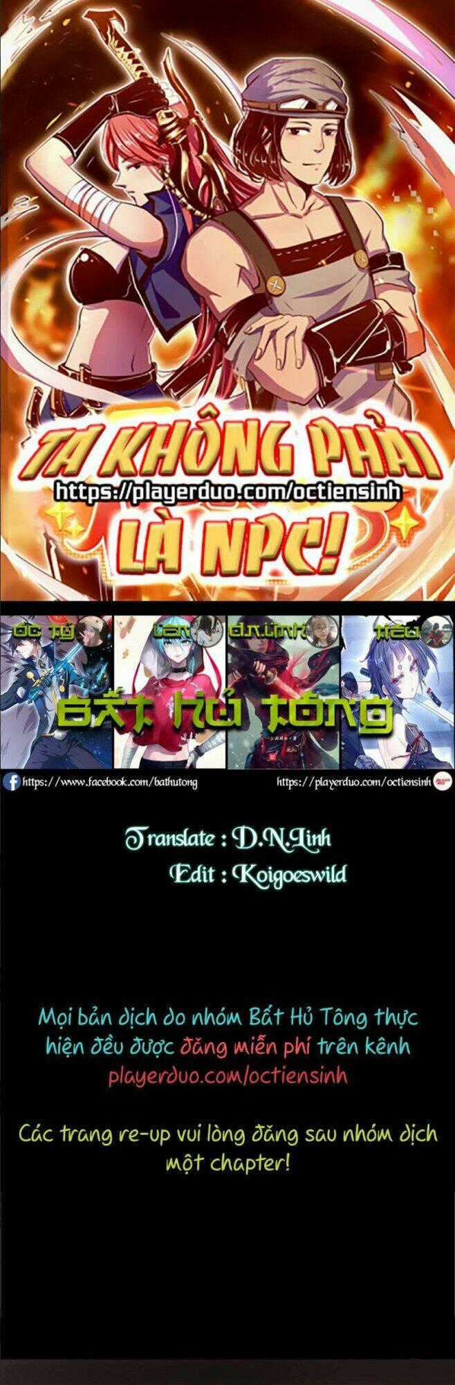 Ta Không Phải Là Npc Chapter 54 trang 0