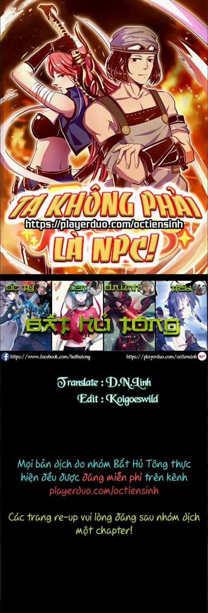 Ta Không Phải Là Npc Chapter 56 trang 0