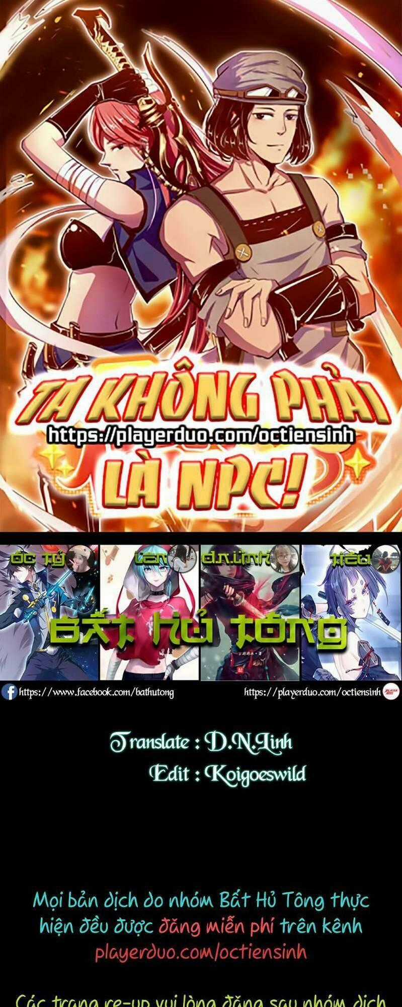 Ta Không Phải Là Npc Chapter 63 trang 0