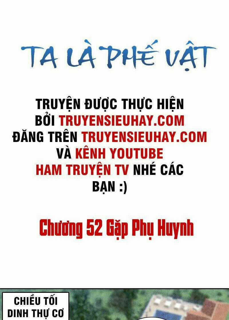 Ta Là Phế Vật Chapter 52 trang 1