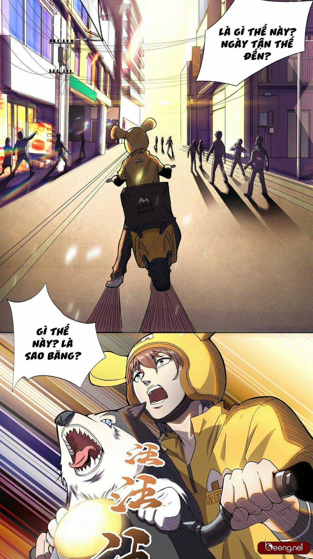 Ta Làm Giao Hàng Ở Tận Thế Chapter 1 trang 9