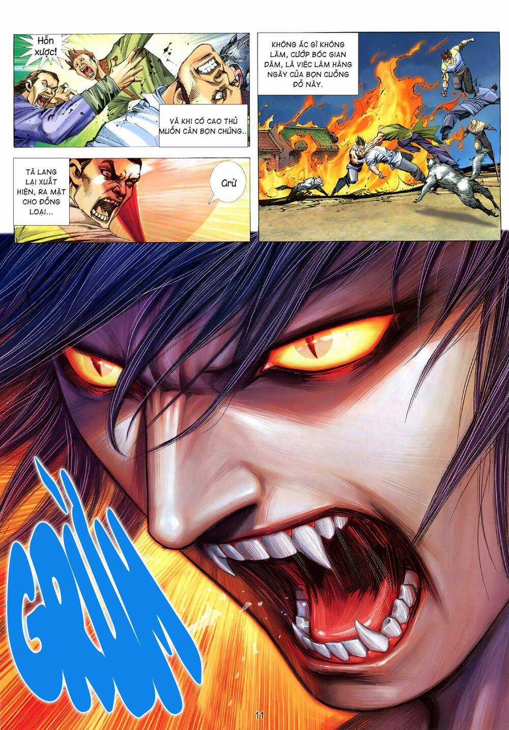 Tà Lang Tam Huynh Đệ Chapter 1 trang 9