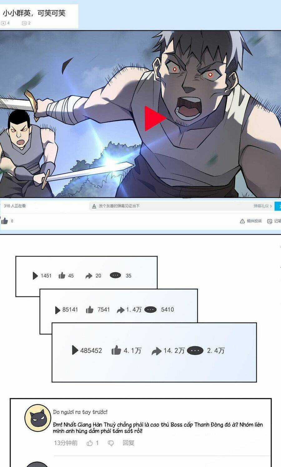 ta trở thành đại phản diện của toàn sever Chapter 3 trang 106