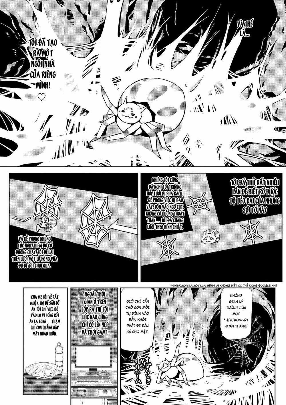 Tái Sinh Thành Nhện Chương 2 trang 4