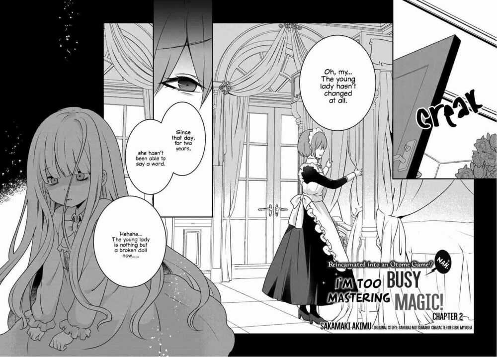 Tái Sinh Vào Otome-Game? Không, Tôi Đã Quá Bận Để Học Tập Phép Thuật! Chapter 3 trang 2