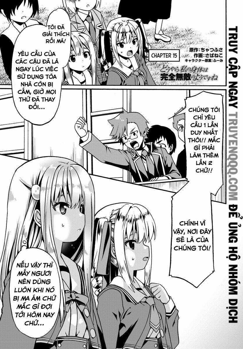 Tái Sinh Với Cơ Thể Bất Khả Chiến Bại Chapter 15 trang 1