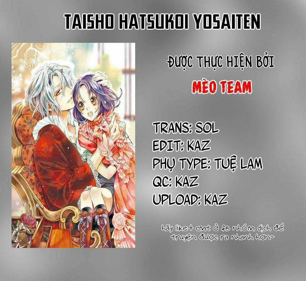 Taishou Hatsukoi Yousaiten Chapter 1 trang 2