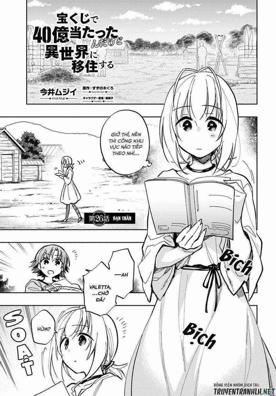 Takarakuji De 40-Oku Atattandakedo Isekai Ni Ijuu Suru Chapter 26 trang 2