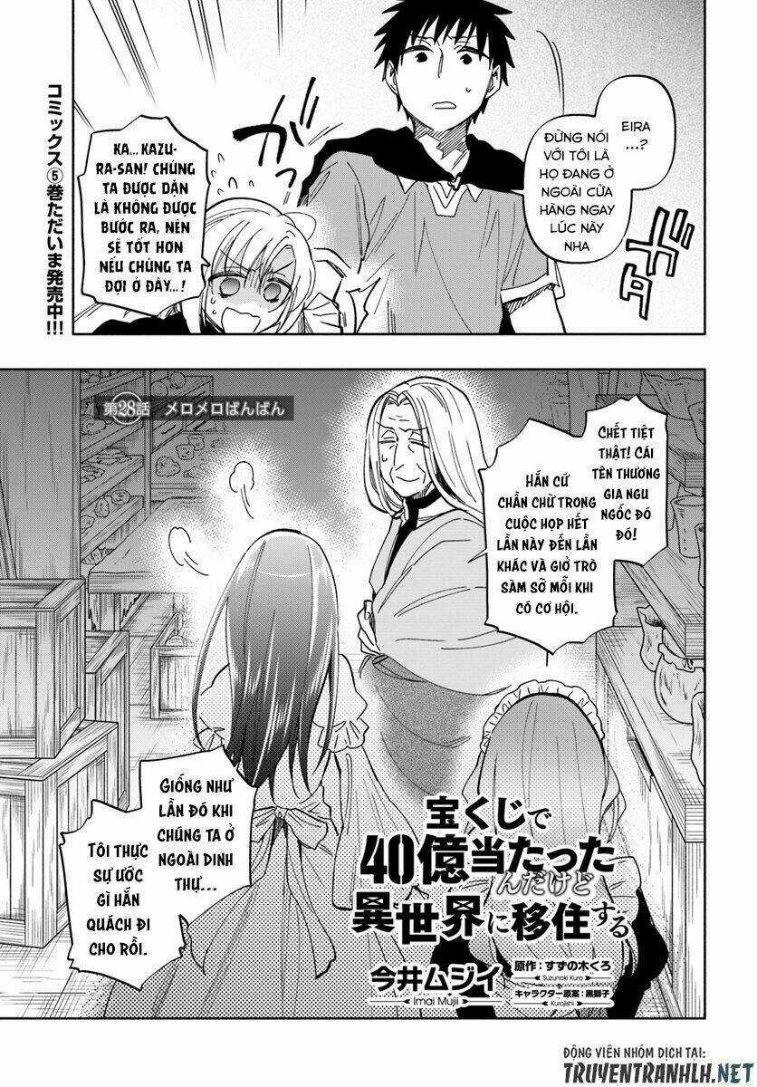 Takarakuji De 40-Oku Atattandakedo Isekai Ni Ijuu Suru Chapter 28 trang 2