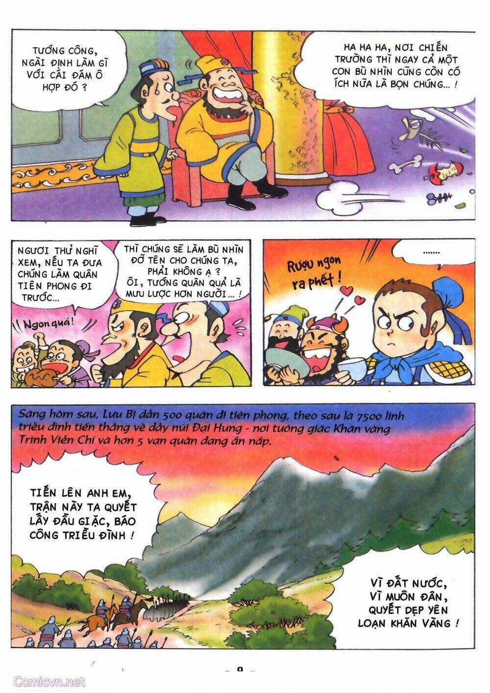 Tam Quốc Hài Diễn Nghĩa Chapter 2 trang 8