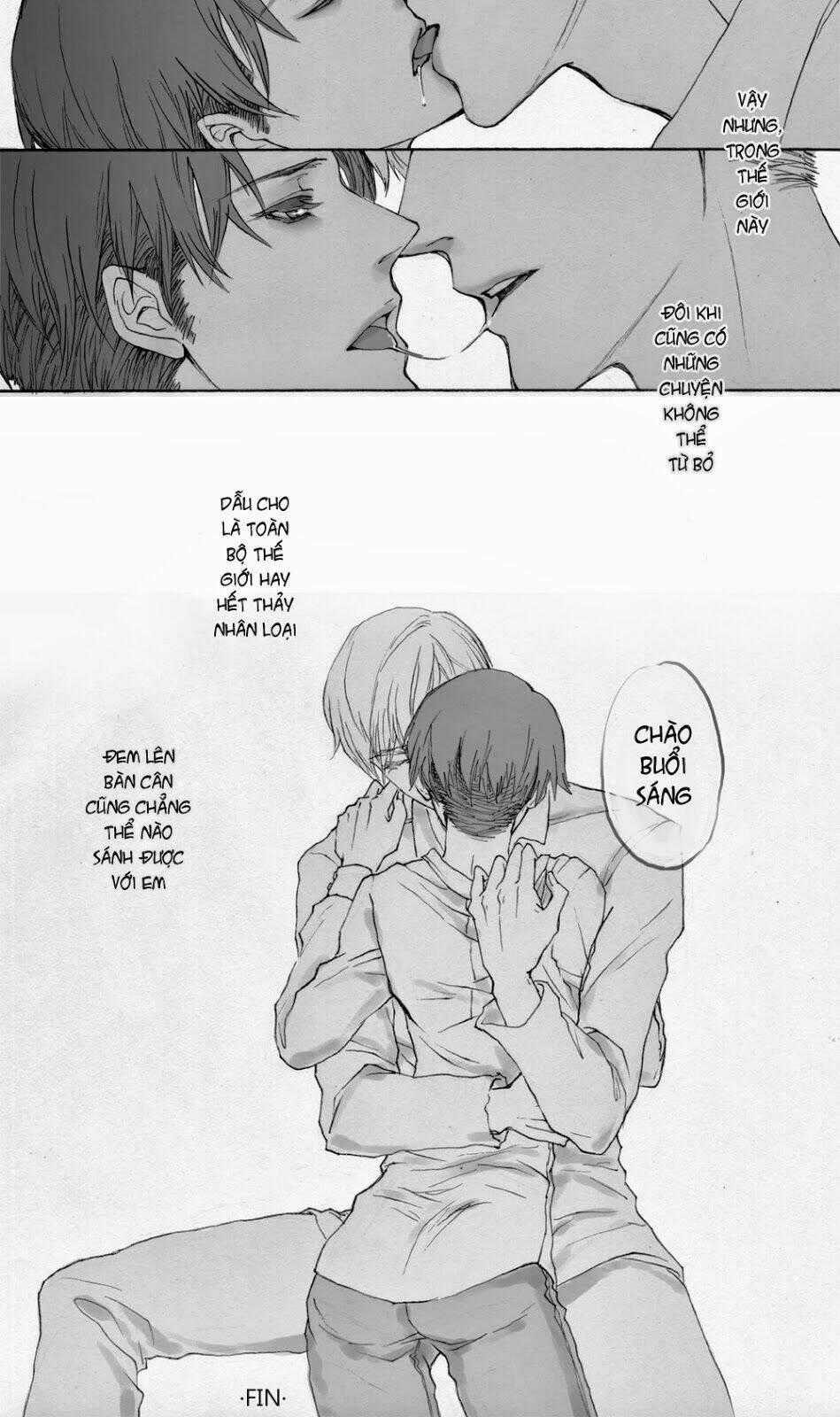 Tấn Công Người Khổng Lồ - Doujinshi Eruri Chapter 1 trang 13